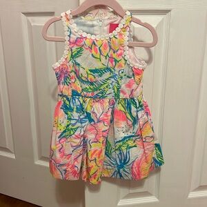 EUC Lilly Pulitzer girls Tori Dress in Fiesta Bamba Size 2